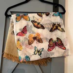 Butterfly scarf / shawl / bandana